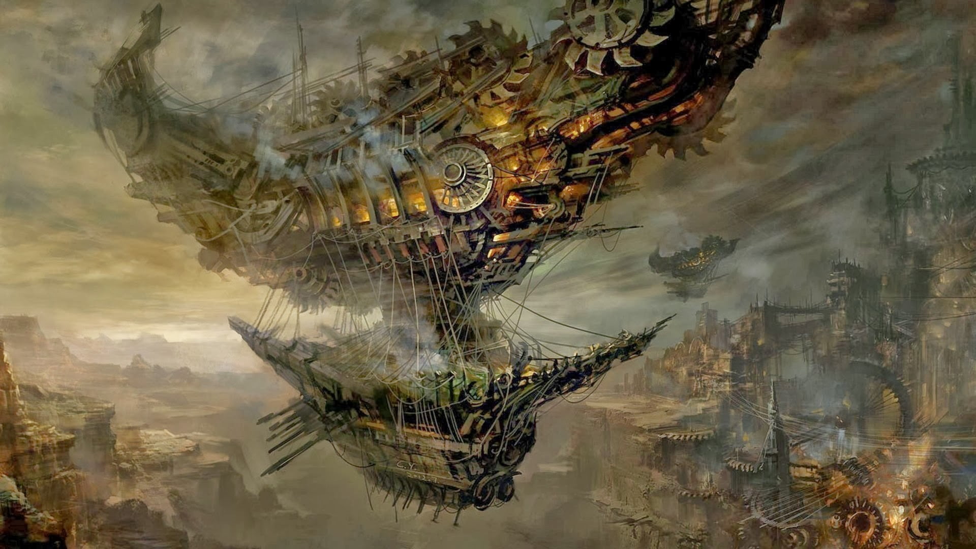 蒸汽轰鸣中的幻想诗篇 百幅插画点燃你的创作原力